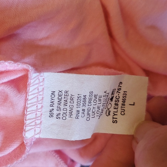 Lucy Love Women's Ruffle Pink Dress - Picture 7 of 7